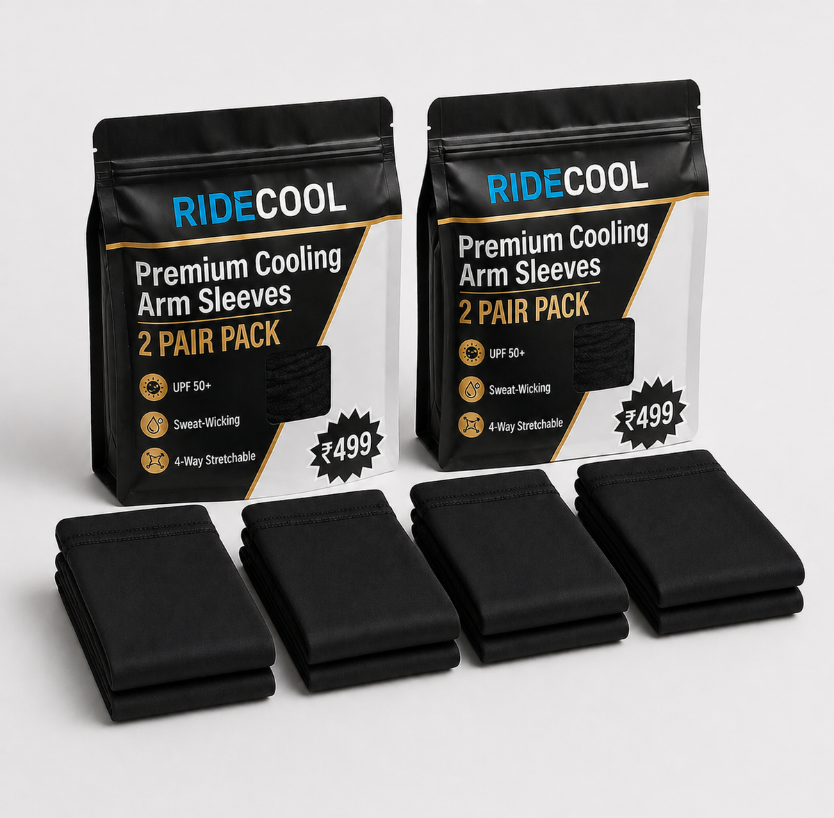 RIDECOOL PRO - Premium Cooling Arm Sleevs 4-Pack (Buy 2 Get 2 FREE)