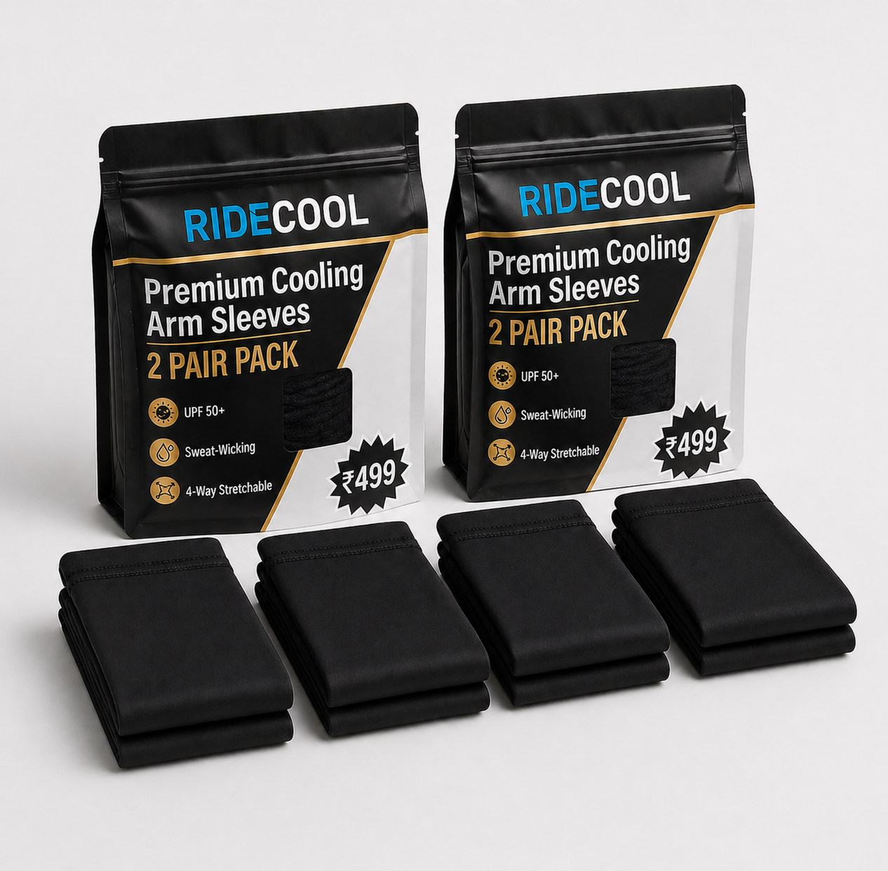 RIDECOOL PRO - Premium Cooling Arm Sleevs 4-Pack (Buy 2 Get 2 FREE)